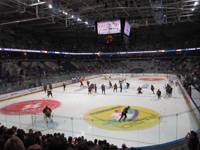 Teams Warming up on the Ice.JPG